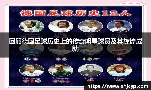 回顾德国足球历史上的传奇明星球员及其辉煌成就